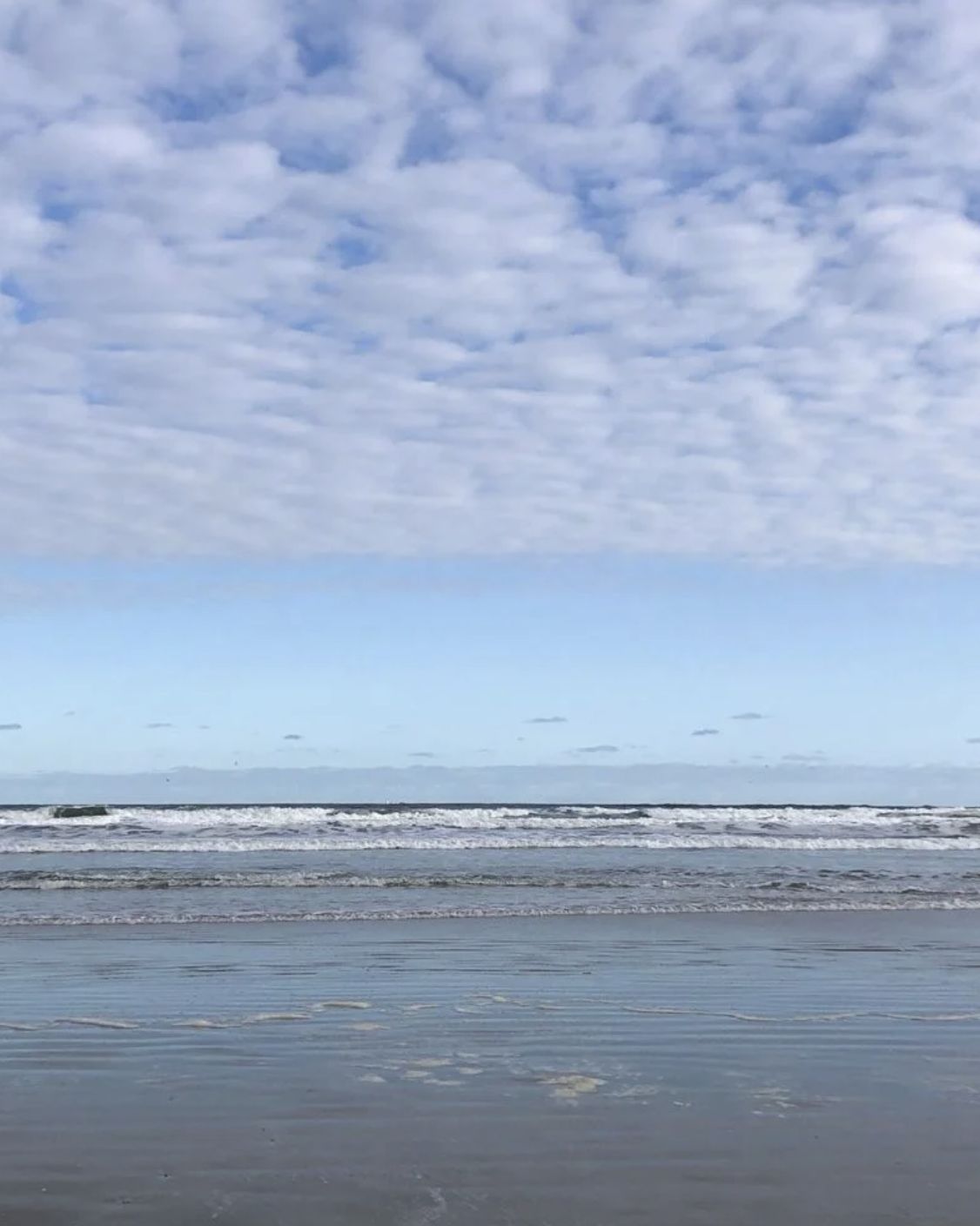 Het brede strand van Terschelling